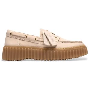 Clarks para mulher. 26186302 Mocassins Torhill Boat em pele bege (40), Couro, 1 a 3cm, Cordão, Casual Clarks para mulher. 26186302 Mocassins Torhill Boat em pele bege (40), Couro, 1 a 3cm, Cordão, Casual
