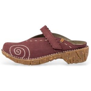 El Naturalista para mulher. 2NG963RZ9605_008 Tamancos de couro Ng96 Yggdrasil castanho (41), 3 a 5cm, Velcro, Casual, Grená El Naturalista para mulher. 2NG963RZ9605_008 Tamancos de couro Ng96 Yggdrasil castanho (41), 3 a 5cm, Velcro, Casual, Grená