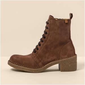 El Naturalista para mulher. 2566012FQ005_012 Botins em pele castanha - altura do salto: 5,5cm (36), Couro, Marrom, 5 a 8cm, Casual El Naturalista para mulher. 2566012FQ005_012 Botins em pele castanha - altura do salto: 5,5cm (36), Couro, Marrom, 5 a 8cm, Casual