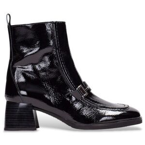 Hispanitas para mulher. HI243727 Botins em pele Rio preto (37), Couro, 3 a 5cm, Zíper, Casual Hispanitas para mulher. HI243727 Botins em pele Rio preto (37), Couro, 3 a 5cm, Zíper, Casual