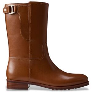 Lauren Ralph Lauren para mulher. 802980069002 Botins Tasha em pele castanha (38), Couro, Marrom, Plano, Zíper, Casual Lauren Ralph Lauren para mulher. 802980069002 Botins Tasha em pele castanha (38), Couro, Marrom, Plano, Zíper, Casual