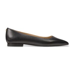 Lauren Ralph Lauren para mulher. 802P09039001 Bailarina Londyn em pele preta (38), Couro, Preto, Plano, Nenhum, Casual, Clássico Lauren Ralph Lauren para mulher. 802P09039001 Bailarina Londyn em pele preta (38), Couro, Preto, Plano, Nenhum, Casual, Clássico
