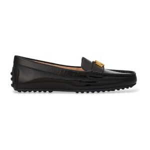 Lauren Ralph Lauren para mulher. 802P04390001 Mocassins Driver Barnsbury em pele enrugada preta (37.5), Couro, Preto, Plano, Nenhum, Casual, Lauren Ralph Lauren para mulher. 802P04390001 Mocassins Driver Barnsbury em pele enrugada preta (37.5), Couro, Preto, Plano, Nenhum, Casual,