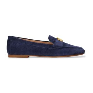 Lauren Ralph Lauren para mulher. 802959266001 Mocassins Averi III em camurça azul-marinho (35), Couro, Preto, Plano, Nenhum, Clássico Lauren Ralph Lauren para mulher. 802959266001 Mocassins Averi III em camurça azul-marinho (35), Couro, Preto, Plano, Nenhum, Clássico