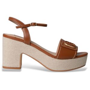 Liu Jo para mulher. SA6119P0102S3804 Sandálias de couro Harper04 castanho (41), Marrom, 3 a 5cm, Fivela, Casual Liu Jo para mulher. SA6119P0102S3804 Sandálias de couro Harper04 castanho (41), Marrom, 3 a 5cm, Fivela, Casual