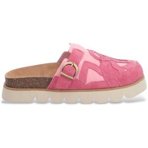 NO NAME para mulher. SNSMVS0 Socas de couro com palmilhas cor-de-rosa (36), Plano, Serraje, Nenhum, Casual NO NAME para mulher. SNSMVS0 Socas de couro com palmilhas cor-de-rosa (36), Plano, Serraje, Nenhum, Casual