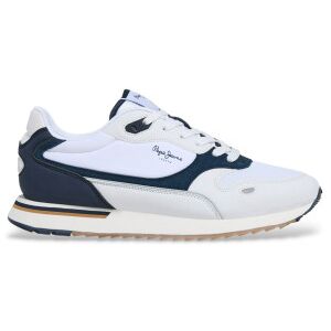 Pepe Jeans para homem. PMS400034 Sapatos Bexley Road branco (42), Tecido, Plano, Cordão, Casual Pepe Jeans para homem. PMS400034 Sapatos Bexley Road branco (42), Tecido, Plano, Cordão, Casual