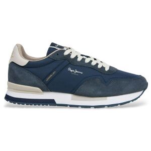 Pepe Jeans para homem. PMS400037 Sapatos Hailon Basic azul (45), Tecido, Plano, Cordão, Casual Pepe Jeans para homem. PMS400037 Sapatos Hailon Basic azul (45), Tecido, Plano, Cordão, Casual