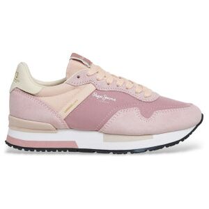 Pepe Jeans para mulher. PLS400033 Sapatos Hailon Basic rosa (37), Plano, Cordão, Casual Pepe Jeans para mulher. PLS400033 Sapatos Hailon Basic rosa (37), Plano, Cordão, Casual