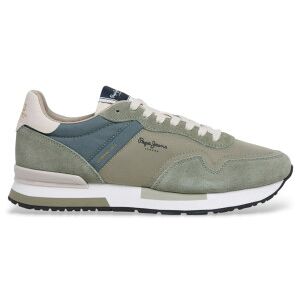Pepe Jeans para homem. PMS400037 Sapatos Hailon Basic verde (46), Tecido, Plano, Cordão, Casual Pepe Jeans para homem. PMS400037 Sapatos Hailon Basic verde (46), Tecido, Plano, Cordão, Casual