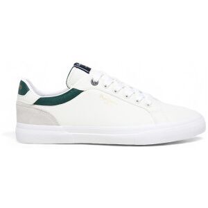 Pepe Jeans para homem. PMS30839 Ténis Kenton Court branco (45), Plano, Cordão, Casual, Algodão Pepe Jeans para homem. PMS30839 Ténis Kenton Court branco (45), Plano, Cordão, Casual, Algodão