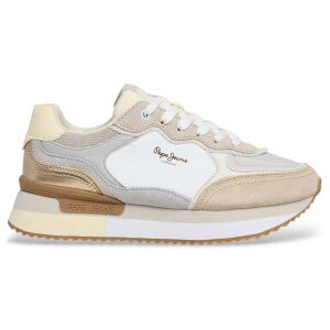 Pepe Jeans para mulher. PLS600041 Sapatos Rusper Racer multicoloridos (41), Bege, Plano, Cordão, Casual Pepe Jeans para mulher. PLS600041 Sapatos Rusper Racer multicoloridos (41), Bege, Plano, Cordão, Casual