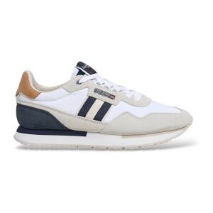 Pepe Jeans para homem. PMS400025 Tênis de Couro Aiden Tape branco (41), Plano, Cordão, Casual Pepe Jeans para homem. PMS400025 Tênis de Couro Aiden Tape branco (41), Plano, Cordão, Casual