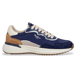 Pepe Jeans para homem. PMS600022 Sapatos Bampton Club azul-marinho (42), Plano, Cordão, Casual Pepe Jeans para homem. PMS600022 Sapatos Bampton Club azul-marinho (42), Plano, Cordão, Casual