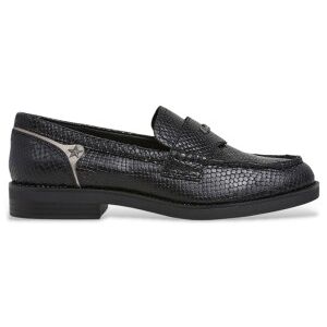 Pepe Jeans para mulher. PLS100006 Mocassins Judy em pele de cobra preto (36), Couro, Plano, Nenhum, Casual Pepe Jeans para mulher. PLS100006 Mocassins Judy em pele de cobra preto (36), Couro, Plano, Nenhum, Casual
