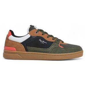 Pepe Jeans para homem. PMS00027 Kore Skate sapatos de couro verde (40), Plano, Camurça, Cordão, Casual Pepe Jeans para homem. PMS00027 Kore Skate sapatos de couro verde (40), Plano, Camurça, Cordão, Casual