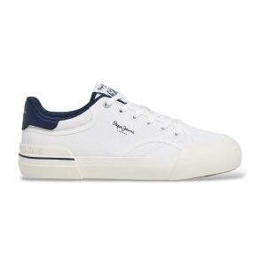Pepe Jeans para homem. PMS300018 Tênis Nolan Basic branco (46), Tecido, Plano, Cordão, Casual Pepe Jeans para homem. PMS300018 Tênis Nolan Basic branco (46), Tecido, Plano, Cordão, Casual