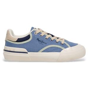 Pepe Jeans para mulher/menina. PBS300001 Tênis Nolan Light azul (37), Plano, Cordão, Casual, moda infantil Pepe Jeans para mulher/menina. PBS300001 Tênis Nolan Light azul (37), Plano, Cordão, Casual, moda infantil