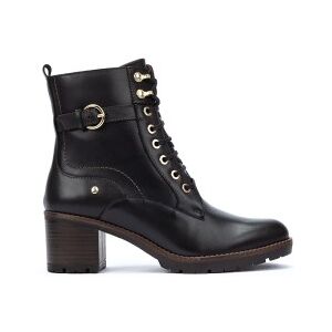 Pikolinos para mulher. W7H-8510 Botins de couro Llanes preto -Altura do salto 6cm (37), 5 a 8cm, Zíper, Casual Pikolinos para mulher. W7H-8510 Botins de couro Llanes preto -Altura do salto 6cm (37), 5 a 8cm, Zíper, Casual
