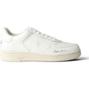 Polo Ralph Lauren para homem. 809P13086001 Tênis de Couro Masters Low branco (42), Plano, Cordão, Casual Polo Ralph Lauren para homem. 809P13086001 Tênis de Couro Masters Low branco (42), Plano, Cordão, Casual