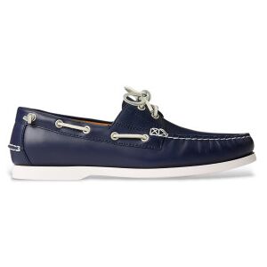 Polo Ralph Lauren para homem. 803932995001 Sapatos de barco em pele Merton azul-marinho (44), Couro, Plano, Cordão, Casual Polo Ralph Lauren para homem. 803932995001 Sapatos de barco em pele Merton azul-marinho (44), Couro, Plano, Cordão, Casual
