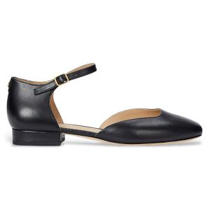 Lauren Ralph Lauren para mulher. 802961793001 Emellie Leather Sandals preto (36), Couro, Plano, 1 a 3cm, Fivela, Casual, Sapatos de Festa, C Lauren Ralph Lauren para mulher. 802961793001 Emellie Leather Sandals preto (36), Couro, Plano, 1 a 3cm, Fivela, Casual, Sapatos de Festa, C
