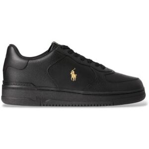 Polo Ralph Lauren para homem. 809952270001 Tênis de Couro Masters preto (44), Plano, Cordão, Casual Polo Ralph Lauren para homem. 809952270001 Tênis de Couro Masters preto (44), Plano, Cordão, Casual
