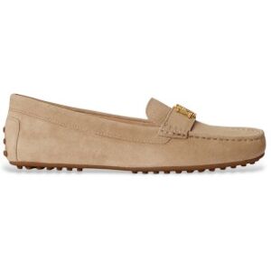 Lauren Ralph Lauren para mulher. 802821629035 Mocassins Barnsbury em camurça bege (38), Plano, Nenhum, Casual Lauren Ralph Lauren para mulher. 802821629035 Mocassins Barnsbury em camurça bege (38), Plano, Nenhum, Casual