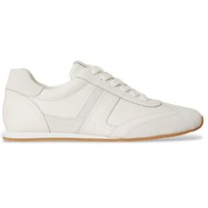 Lauren Ralph Lauren para mulher. 802P17694001 Tênis Dani de couro e camurça branco (38), Plano, Cordão, Casual Lauren Ralph Lauren para mulher. 802P17694001 Tênis Dani de couro e camurça branco (38), Plano, Cordão, Casual