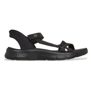 Skechers para mulher. 141481 Slip-ins Go Walks Flex Illuminate Sandals preto (36), Plano, 1 a 3cm, Velcro, Casual Skechers para mulher. 141481 Slip-ins Go Walks Flex Illuminate Sandals preto (36), Plano, 1 a 3cm, Velcro, Casual