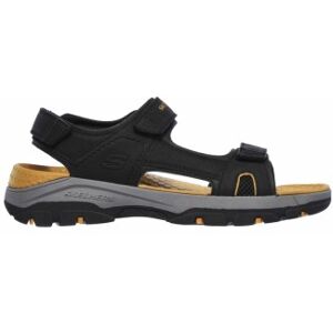Skechers para homem. 204106 Sandálias Tresmen Hirano preto (43), Plano, 1 a 3cm, Velcro, Casual Skechers para homem. 204106 Sandálias Tresmen Hirano preto (43), Plano, 1 a 3cm, Velcro, Casual