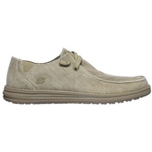 Skechers para homem. 66387 Chinelos Melson taupe (45), Tecido, Plano, Cordão, Casual Skechers para homem. 66387 Chinelos Melson taupe (45), Tecido, Plano, Cordão, Casual