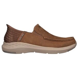 Skechers para homem. 204866 Chinelos de couro castanho Slip Ins (46), Marrom, Plano, Nenhum, Casual Skechers para homem. 204866 Chinelos de couro castanho Slip Ins (46), Marrom, Plano, Nenhum, Casual