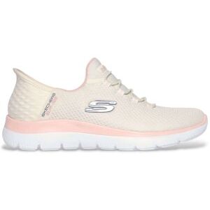 Skechers para mulher. 150123 Slip-ins Summits Diamond Dream chinelos bege, rosa (41), Plano, Cordão, Casual Skechers para mulher. 150123 Slip-ins Summits Diamond Dream chinelos bege, rosa (41), Plano, Cordão, Casual