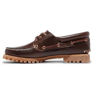 Timberland para mulher. TB0513042141 Sapatos de barco em pele castanha Noreen (37.5 W), Couro, Marrom, Plano, Cordão, Casual Timberland para mulher. TB0513042141 Sapatos de barco em pele castanha Noreen (37.5 W), Couro, Marrom, Plano, Cordão, Casual