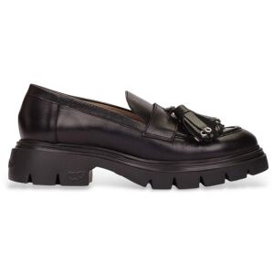 Wonders para mulher. A-4303 Mocassins em pele Bones preto (41), Couro, 3 a 5cm, Nenhum, Casual Wonders para mulher. A-4303 Mocassins em pele Bones preto (41), Couro, 3 a 5cm, Nenhum, Casual