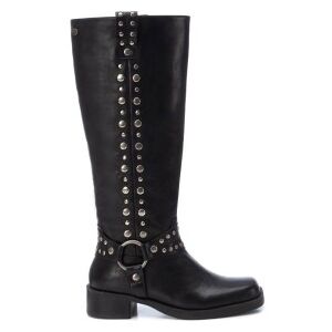 Xti para mulher. 14341501-NEGRO Botas 143415 preto (37), Plano, Zíper, Casual Xti para mulher. 14341501-NEGRO Botas 143415 preto (37), Plano, Zíper, Casual