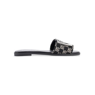 DKNY para mulher. K2534473 Sandálias Waltz pretas (36), Preto, Plano, Nenhum, Casual DKNY para mulher. K2534473 Sandálias Waltz pretas (36), Preto, Plano, Nenhum, Casual