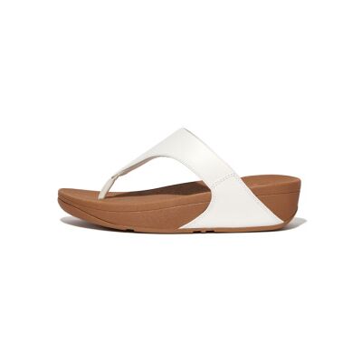 Fitflop para mulher. I88-024 Sandálias de couro Lulu branco (38), 1 a 3cm, Nenhum, Casual Fitflop para mulher. I88-024 Sandálias de couro Lulu branco (38), 1 a 3cm, Nenhum, Casual
