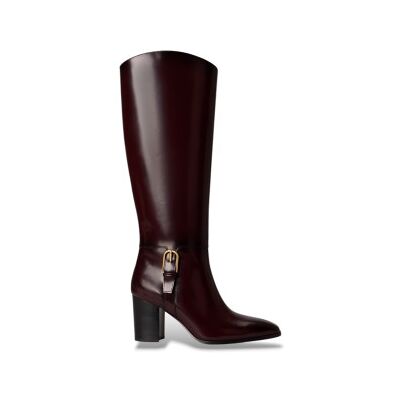 Lauren Ralph Lauren para mulher. 802P12879003 Botas de pele Raelynn preto (41), Couro, 5 a 8cm, Nenhum, Casual, Grená Lauren Ralph Lauren para mulher. 802P12879003 Botas de pele Raelynn preto (41), Couro, 5 a 8cm, Nenhum, Casual, Grená