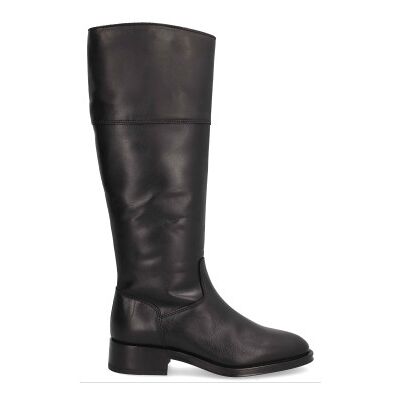 Alpe para mulher. 534208 Botas de couro Couture pretas (36), Preto, Plano, Zíper, Casual Alpe para mulher. 534208 Botas de couro Couture pretas (36), Preto, Plano, Zíper, Casual