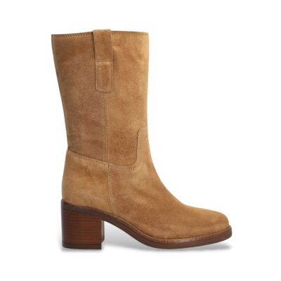 Alpe para mulher. 553011 Botas Dakota em pele cinzenta (41), Couro, 3 a 5cm, Nenhum, Casual, Taupe Alpe para mulher. 553011 Botas Dakota em pele cinzenta (41), Couro, 3 a 5cm, Nenhum, Casual, Taupe