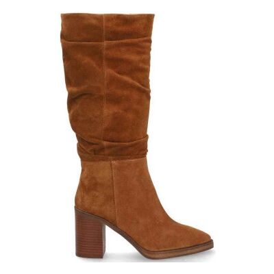 Alpe para mulher. 521911 Botas de couro Indiana castanhas (38), Marrom, 3 a 5cm, Zíper, Casual Alpe para mulher. 521911 Botas de couro Indiana castanhas (38), Marrom, 3 a 5cm, Zíper, Casual