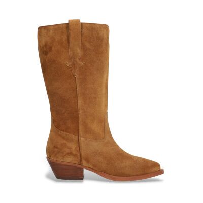 Alpe para mulher. 554611 Botas ocidentais em pele castanha (41), Couro, Marrom, 1 a 3cm, Zíper, Casual Alpe para mulher. 554611 Botas ocidentais em pele castanha (41), Couro, Marrom, 1 a 3cm, Zíper, Casual