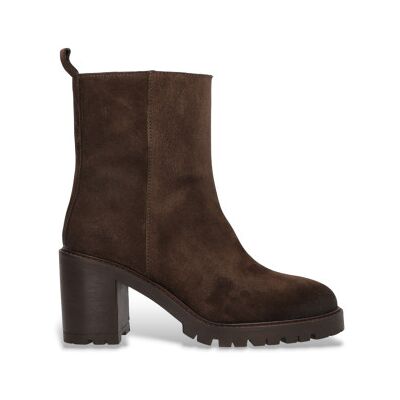 Alpe para mulher. 522211 Botins Valley castanhos de camurça (38), Marrom, 8 a 10cm, Zíper, Casual Alpe para mulher. 522211 Botins Valley castanhos de camurça (38), Marrom, 8 a 10cm, Zíper, Casual
