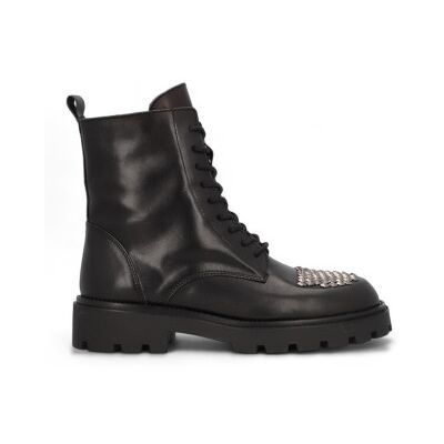 Alpe para mulher. 530717 Botins Agnes em pele preto (41), Couro, 3 a 5cm, Zíper, Casual Alpe para mulher. 530717 Botins Agnes em pele preto (41), Couro, 3 a 5cm, Zíper, Casual