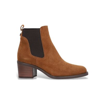 Alpe para mulher. 220211 Botins em pele Anne castanho claro (36), Couro, Marrom, 5 a 8cm, Nenhum, Casual Alpe para mulher. 220211 Botins em pele Anne castanho claro (36), Couro, Marrom, 5 a 8cm, Nenhum, Casual