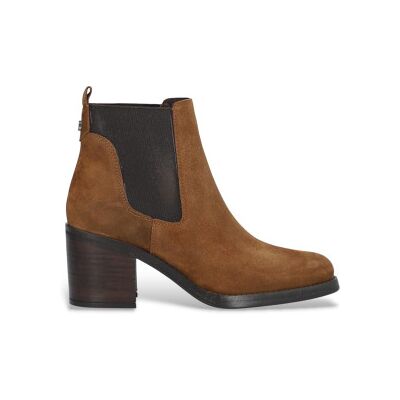 Alpe para mulher. 240411 Botins em pele Leyna castanhos (40), Couro, Marrom, 5 a 8cm, Nenhum, Casual Alpe para mulher. 240411 Botins em pele Leyna castanhos (40), Couro, Marrom, 5 a 8cm, Nenhum, Casual