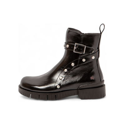 Art para mulher. 11837S101003_001 1837S Oxford Leather Ankle Boots preto (41), Couro, Plano, 1 a 3cm, Zíper, Casual Art para mulher. 11837S101003_001 1837S Oxford Leather Ankle Boots preto (41), Couro, Plano, 1 a 3cm, Zíper, Casual