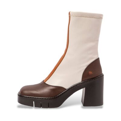 Art para mulher. 1197311X8003_0MU Botins em pele 1973 branco (38), Couro, Bege, 8 a 10cm, Zíper, Casual Art para mulher. 1197311X8003_0MU Botins em pele 1973 branco (38), Couro, Bege, 8 a 10cm, Zíper, Casual